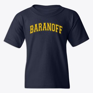 Baranoff Elementary School Varsity Arch Youth T-shirt