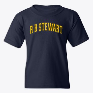 R B Stewart Elementary School Varsity Arch Youth T-shirt