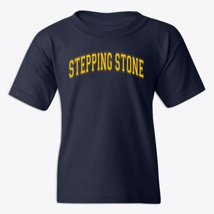 Stepping Stone Montessori School Varsity Arch Youth T-shirt