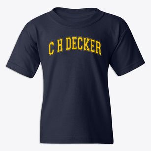 C H Decker Elementary School Varsity Arch Youth T-shirt