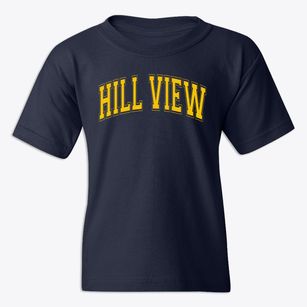 Hill View Elementary School Varsity Arch Youth T-shirt