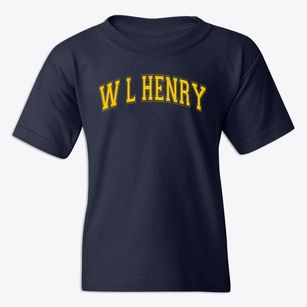 W L Henry Elementary School Varsity Arch Youth T-shirt
