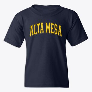 Alta Mesa Elementary School Varsity Arch Youth T-shirt