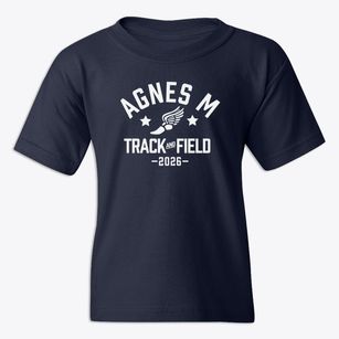 Agnes M Baptist Elementary School Track and Field Youth T-shirt