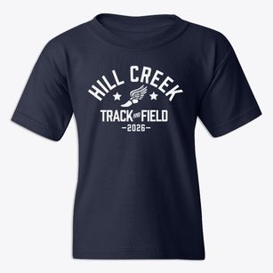 Hill Creek School Track and Field Youth T-shirt