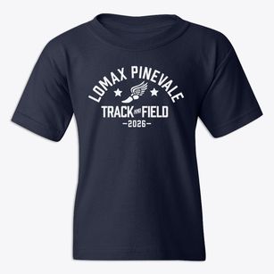 Lomax Pinevale Elementary School Track and Field Youth T-shirt