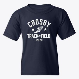 Crosby Middle School Track and Field Youth T-shirt