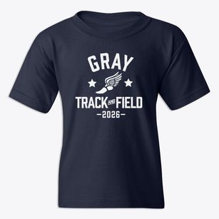 Gray Middle School Track and Field Youth T-shirt