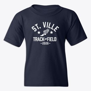 Saint Ville Elementary School Track and Field Youth T-shirt