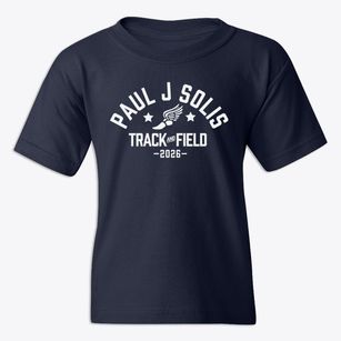 Paul J Solis Elementary School Track and Field Youth T-shirt