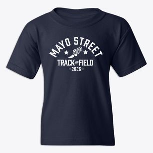 Mayo Street Elementary School Track and Field Youth T-shirt