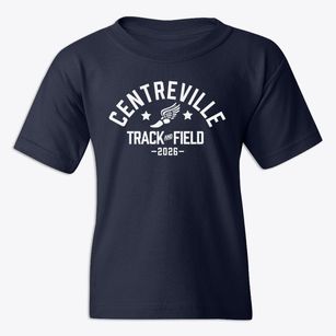 Centreville Junior High School Track and Field Youth T-shirt
