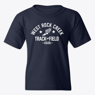West Rock Creek Elementary School Track and Field Youth T-shirt