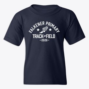 Falkener Primary Youth Program School Track and Field Youth T-shirt