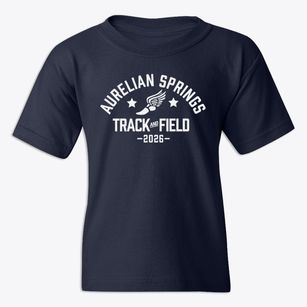Aurelian Springs Elementary School Track and Field Youth T-shirt