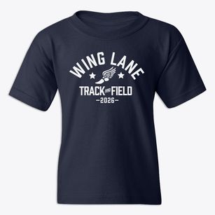 Wing Lane Elementary School Track and Field Youth T-shirt