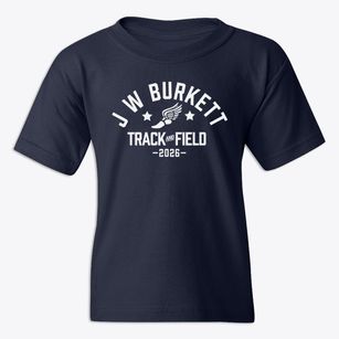J W Burkett Elementary School Track and Field Youth T-shirt