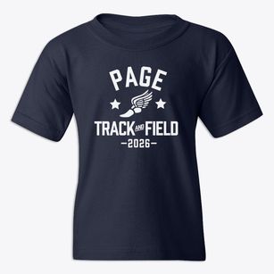 Page High School Track and Field Youth T-shirt
