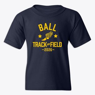Ball High School Track and Field Youth T-shirt