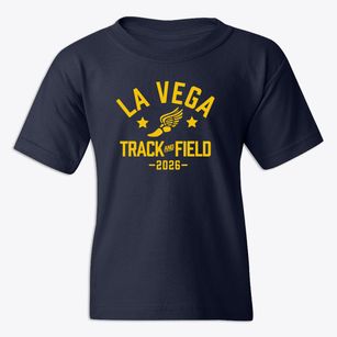 La Vega Junior High School Track and Field Youth T-shirt