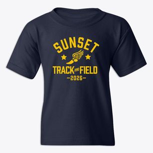 Sunset Elementary School Track and Field Youth T-shirt