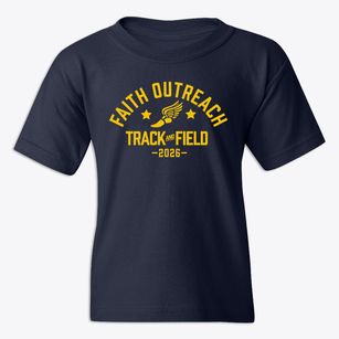 Faith Outreach Academy Track and Field Youth T-shirt