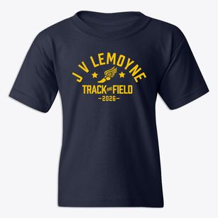 J V Lemoyne Elementary School Track and Field Youth T-shirt