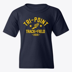 Tri-point High School Track and Field Youth T-shirt