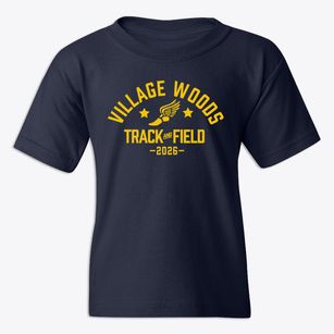 Village Woods Middle School Track and Field Youth T-shirt