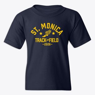 Saint Monica Elementary School Track and Field Youth T-shirt