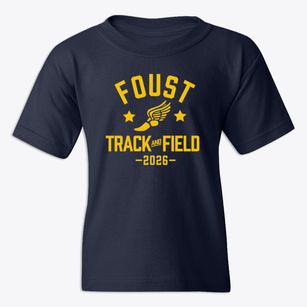 Foust Elementary School Track and Field Youth T-shirt