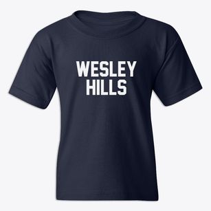 Wesley Hills New York Classic Block Youth T-shirt