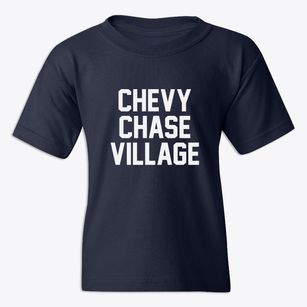 Chevy Chase Village Maryland Classic Block Youth T-shirt