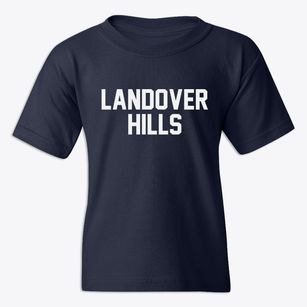 Landover Hills Maryland Classic Block Youth T-shirt