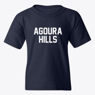 Agoura Hills California Classic Block Youth T-shirt
