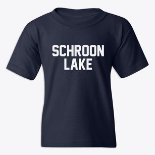 Schroon Lake New York Classic Block Youth T-shirt