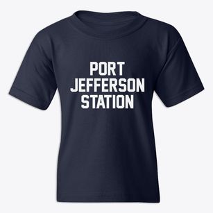 Port Jefferson Station New York Classic Block Youth T-shirt