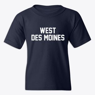 West Des Moines Iowa Classic Block Youth T-shirt