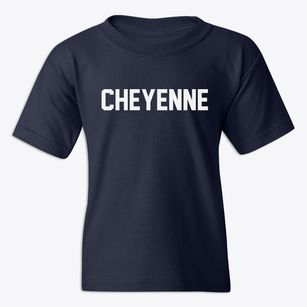 Cheyenne Wyoming Classic Block Youth T-shirt