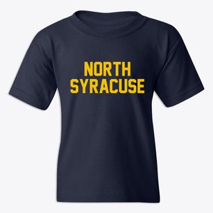 North Syracuse New York Classic Block Youth T-shirt