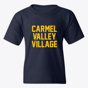 Carmel Valley Village California Classic Block Youth T-shirt