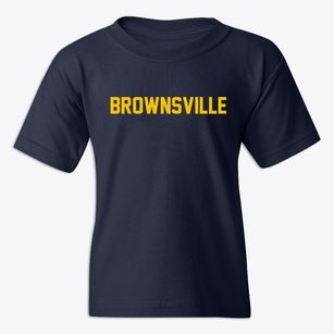 Brownsville Texas Classic Block Youth T-shirt