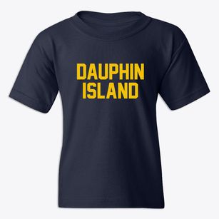 Dauphin Island Alabama Classic Block Youth T-shirt