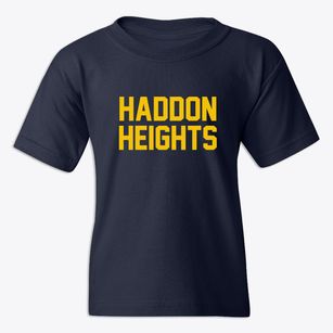 Haddon Heights New Jersey Classic Block Youth T-shirt