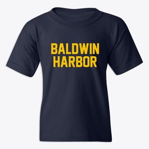 Baldwin Harbor New York Classic Block Youth T-shirt