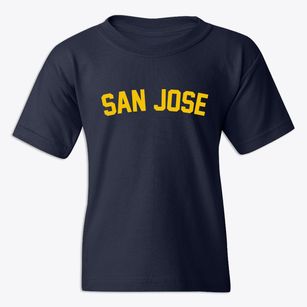 San Jose California Classic Curve Youth T-shirt
