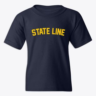 State Line Pennsylvania Classic Curve Youth T-shirt