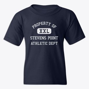 Stevens Point Wisconsin Athletic Dept Youth T-shirt