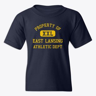 East Lansing Michigan Athletic Dept Youth T-shirt