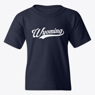 Wyoming New York Vintage Team Youth T-shirt